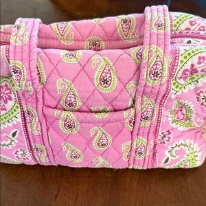Vera Bradley Pink Paisley Quilted Shoulder Bag